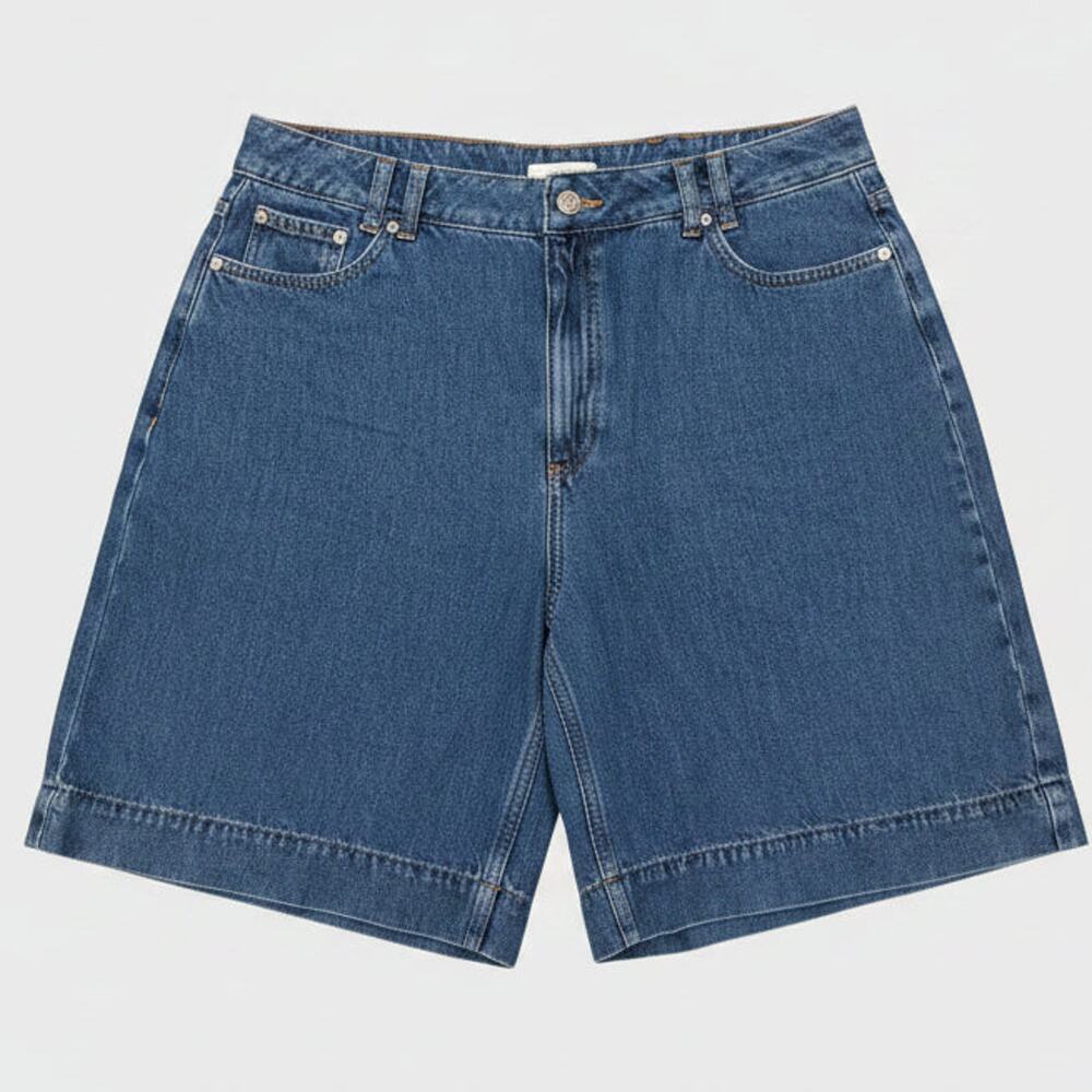 Aligne Blue Gres Bermuda Shorts Size 10/EU 42/UK 14